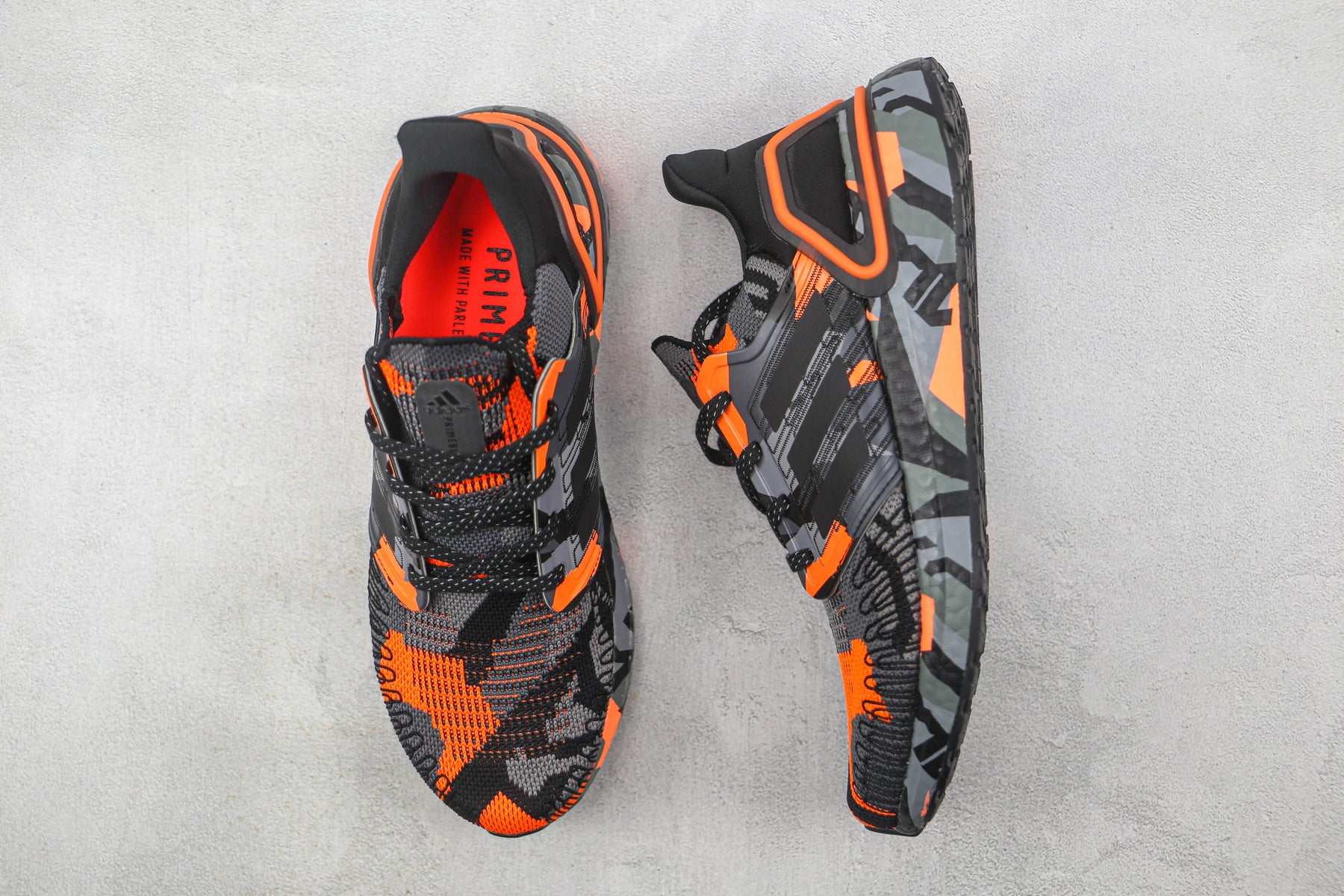 Adidas Ultraboost 20 - Preto/Laranja 'Camuflado'