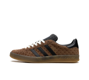 Tênis Adidas x Gucci Gazelle GG Monogram 'Brown' Marrom/Preto