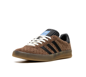Tênis Adidas x Gucci Gazelle GG Monogram 'Brown' Marrom/Preto