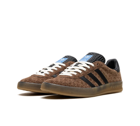 Tênis Adidas x Gucci Gazelle GG Monogram 'Brown' Marrom/Preto