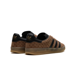 Tênis Adidas x Gucci Gazelle GG Monogram 'Brown' Marrom/Preto