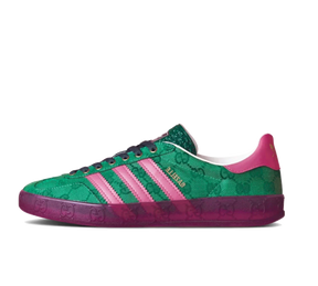 Tênis Adidas x Gucci Gazelle 'Green Pink Strata' Verde/Rosa