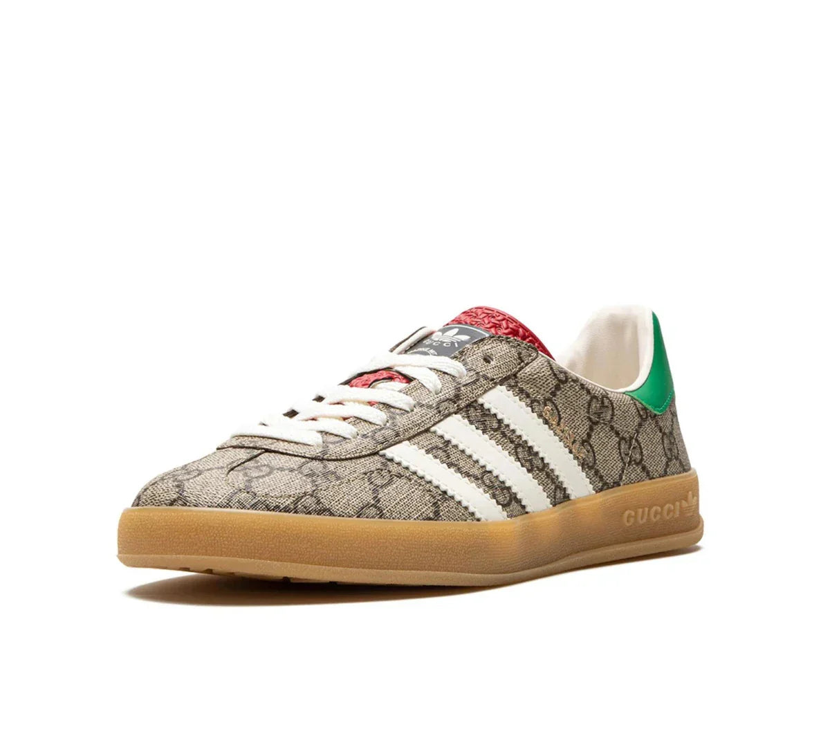 Tênis Adidas x Gucci Gazelle 'Beige GG Monogram'